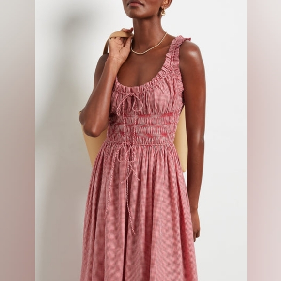 Doen Emmaretta in cerise paris gingham, large - Picture 3 of 8